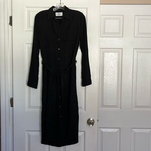 Aritzia Babaton Black Utility Dress XS